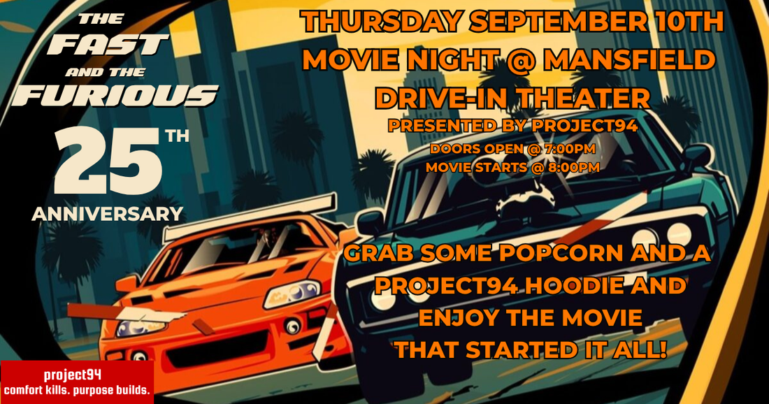 MOVIE NIGHT: Celebrating the 25th Anniversary of The Fast & the Furious