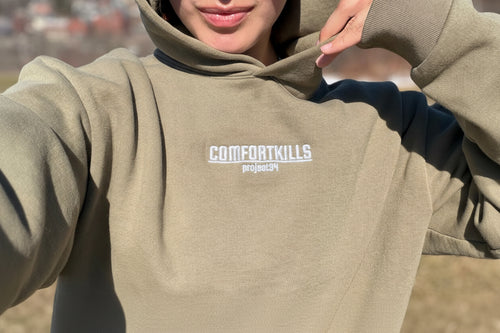 Comfortkills Embroidered Sweatshirt Olive