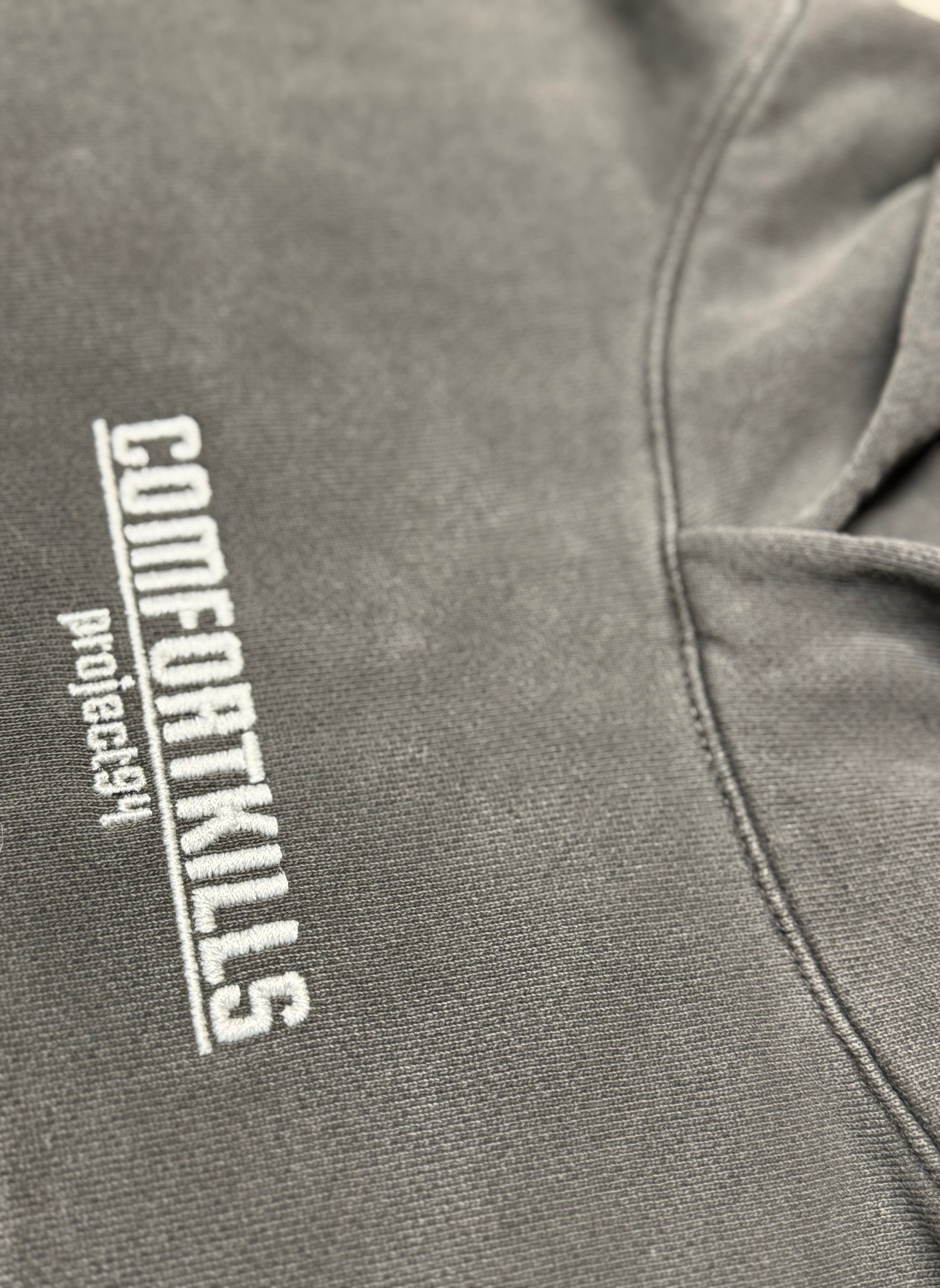ComfortKills Embroidered Sweatshirt Pigment Black